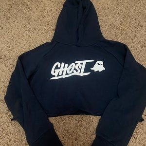 Ghost lifestyle crop hoodie